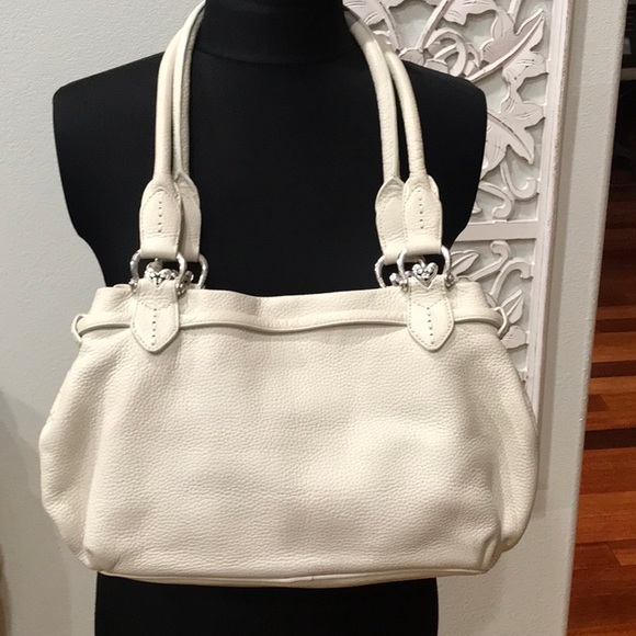 White Leather Brighton LOLITA Sachel - Picture 5 of 11